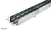 Knauf UA-Aussteifungsprofil (3.500 x 50 x 40 mm, Stahl) | BAUHAUS