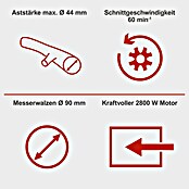 Scheppach Elektro-Leisehäcksler GS60 (Max. Aststärke: 4,5 cm, 2 800 W) | BAUHAUS