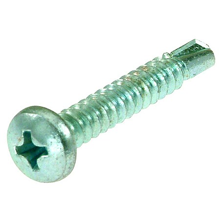 25 PZ VITI VITE ZINCATE AUTOPERFORANTE IN ACCIAIO TESTA CILINDRICA 4 2x19 Ferro 88558482
