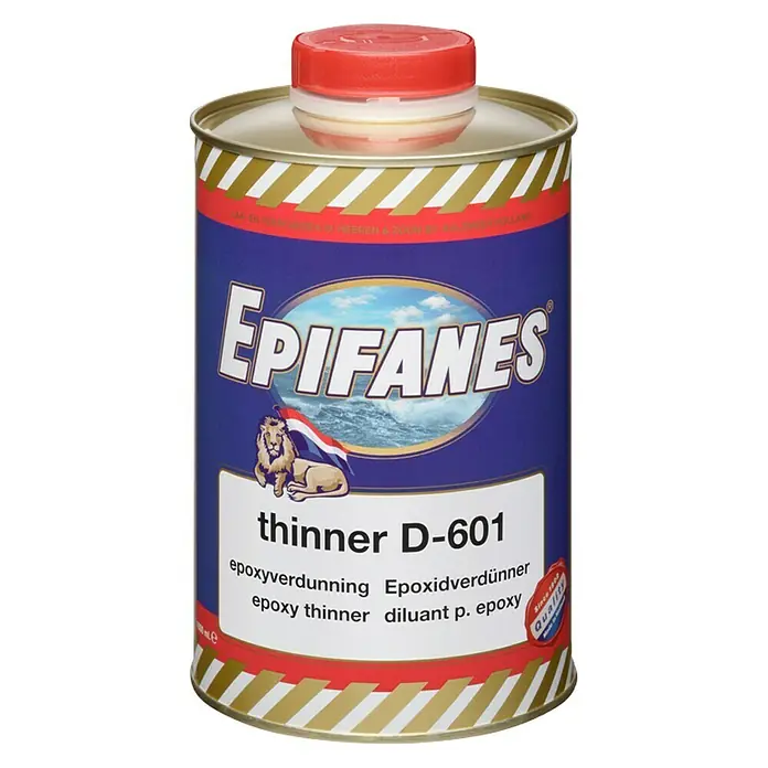 Epifanes Verdünner D-601 - 500 ml - Dose Epifanes Thinner D-601, ein Epoxidverdünner für Lacke und Farben, ideal für professionelle Anwendungen und hochwertige Ergebnisse.