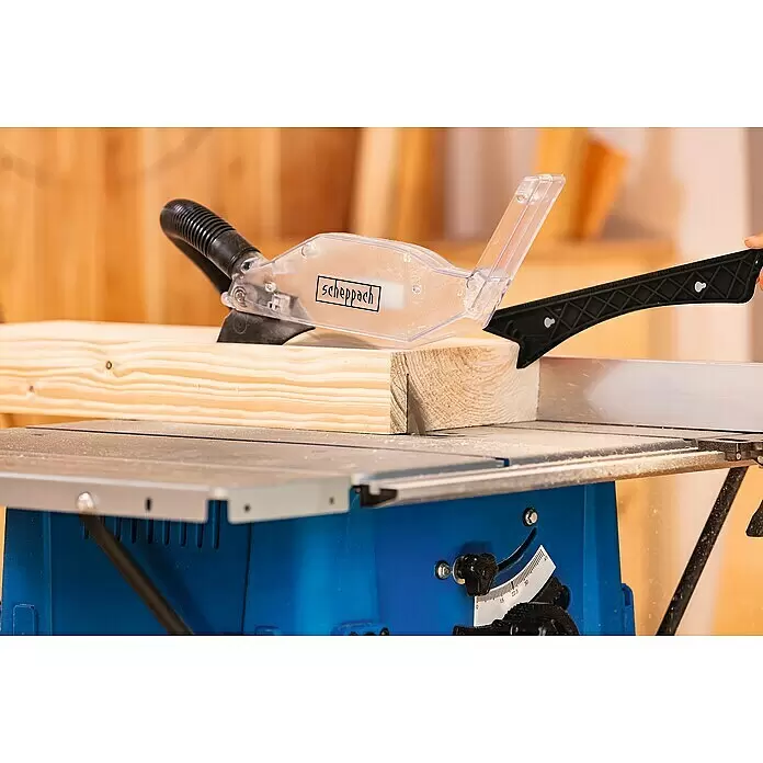 Scheppach Tischkreissäge HS100S2.000 W, Durchmesser Sägeblatt: 250 mm, Schnitttiefe bei 90 °: 85 mm