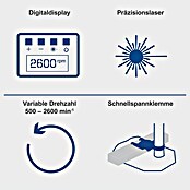 Scheppach Tischbohrmaschine DP55 (710 W, Leerlaufdrehzahl: 500 U/min - 2.600 U/min, Spannweite Bohrfutter: 1,5 - 13 mm)