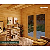 Upyard Gartenhaus Airen (Außenmaß inkl. Dachüberstand (B x T): 304 x 348 cm, Holz, Natur) | BAUHAUS