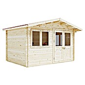 Upyard Gartenhaus Merselan (Außenmaß inkl. Dachüberstand (B x T): 353 x 348 cm, Holz, Natur) | BAUHAUS