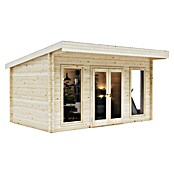 Upyard Gartenhaus Chenin (Außenmaß inkl. Dachüberstand (B x T): 504 x 348 cm, Holz, Natur) | BAUHAUS