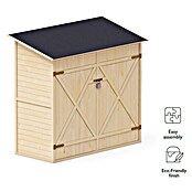 Upyard Geräteschrank Classic Line (150 x 80 cm, Holz, Natur) | BAUHAUS