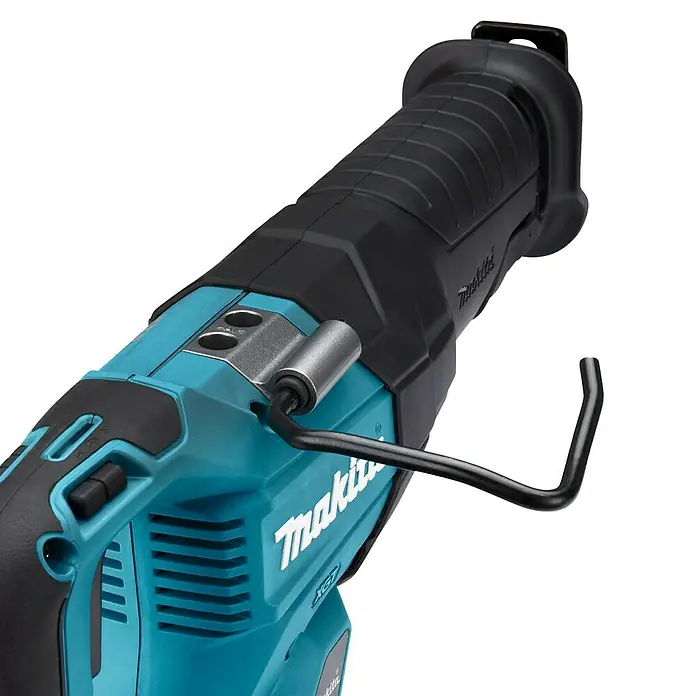 Makita XGT 40V max. Akku-Säbelsäge JR001GZ - 40 V, Ohne Akku, Leerlaufhubzahl: 0 /min - 3.000 /min - Abbildung einer Akku-Säbelsäge von Makita, ein hochwertiges Elektrowerkzeug für Profis und Heimwerker.