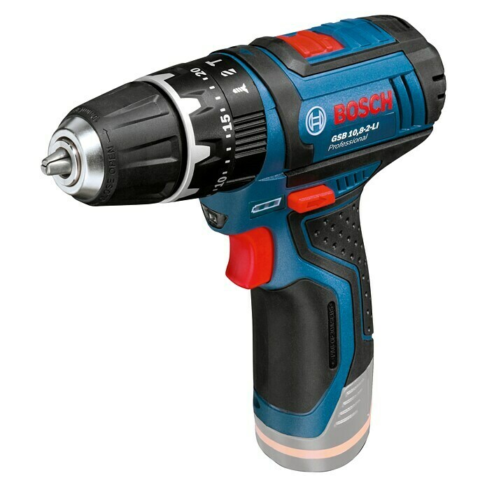 Bosch Professional Taladro atornillador percutor de batería (12 V, Iones de litio, Sin batería, Número de revoluciones de marcha en vacío: 0 r.p.m. - 1.300 r.p.m.)