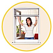 Easy Life Insektenschutz-Fensterrollo greenLINE (B x H: 125 x 170 cm, Farbe Rahmen: Weiß, Schraubbefestigung, Material Rahmen: Aluminium)
