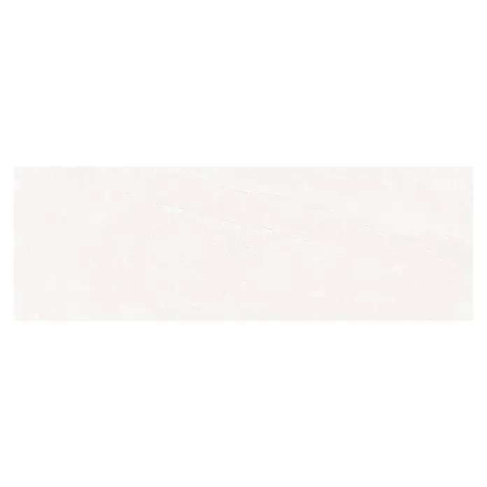 Revestimiento de pared Akane - 30 x 90 cm, Blanco, Mate - Textura clara, ideal para fondos o diseños sutiles. Simple y versátil para diversas aplicaciones.