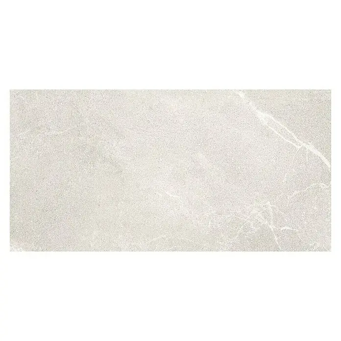 Revestimiento de pared Soul - 60 x 30 cm, Light, Mate, Rectificado - Una elegante baldosa de porcelana gris claro con sutiles vetas de mármol, ofreciendo una estética moderna y sofisticada para interiores.