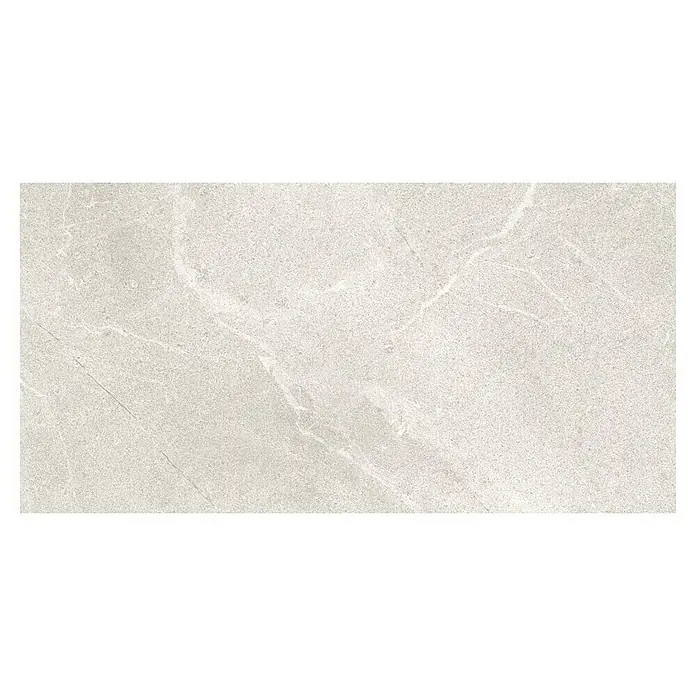 Revestimiento de pared Soul - 60 x 30 cm, Light, Mate, Rectificado - Baldosa cerámica gris con sutil efecto mármol, ideal para interiores modernos. El acabado mate añade un aspecto elegante y atemporal.
