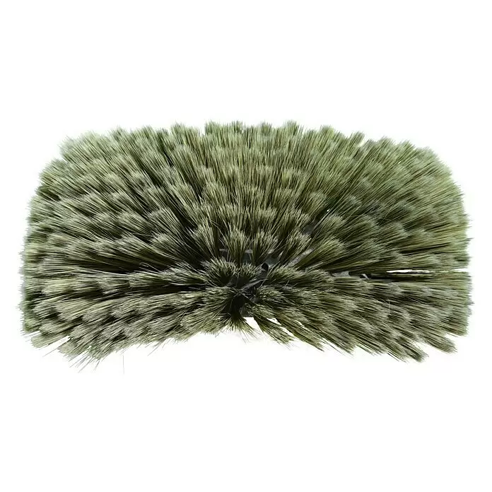 Yachticon Bürstenkopf Super Soft - Breite: 35 cm, Seitenborsten - Dichter, grünlich-grauer Bürstenkopf mit feinen Borsten.