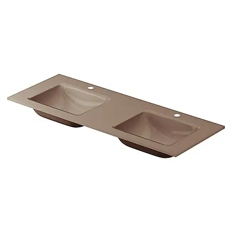Lavabo doble Cristal