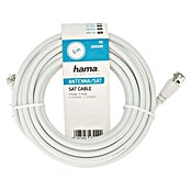 Hama Cable coaxial M-M (5 m, Blanco, Medidas de blindaje: 75 dB) | BAUHAUS