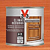 V33 Barniz para madera exterior Climas Extremos (Incoloro, Brillante, 250  ml)