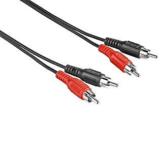 Hama Audio-Kabel 2RCA-2RCA (Cinch-Stecker, 1,5 m)