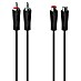 Hama Audio-Verlängerungskabel 2 Cinch-Stecker - 2 Cinch-Kupplungen 