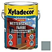 Xyladecor Wetterschutzfarbe Consolan (Silbergrau, Seidenglänzend, 2,5 l, Wasserbasiert)