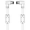 Hama Cable de conexión de antena (3 m, Blanco, 90 dB) | BAUHAUS