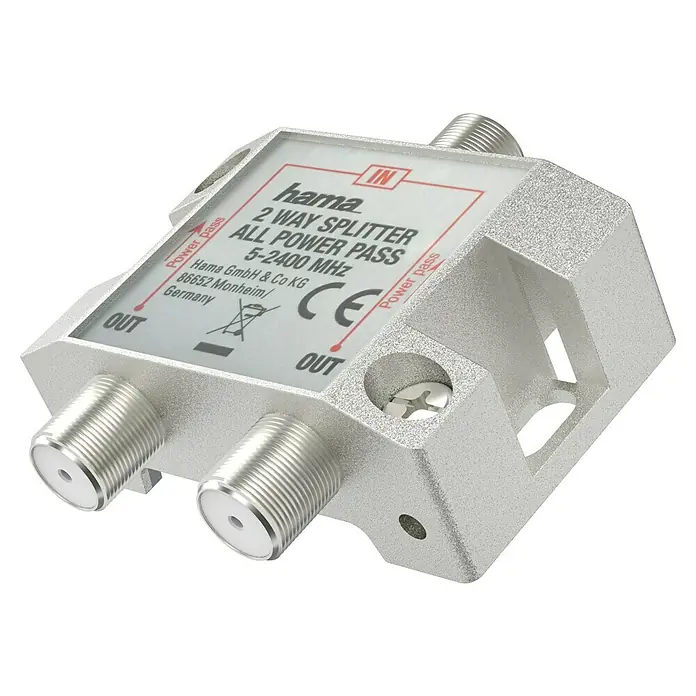 Hama Verteiler SAT-Verteiler voll geschirmt > 20 dB