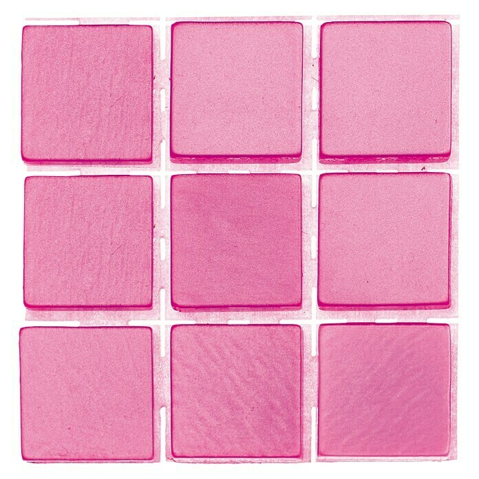 Glorex SelbstklebemosaikPink, 63 Stk., 10 x 10 mm Front View