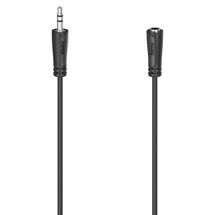 Hama Audio-Verlängerungskabel 3,5-mm-Klinken-Stecker - Kupplung (Länge: 5 m)