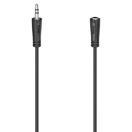 Hama  Audio-Verlängerungskabel 3,5-mm-Klinken-Stecker - Kupplung