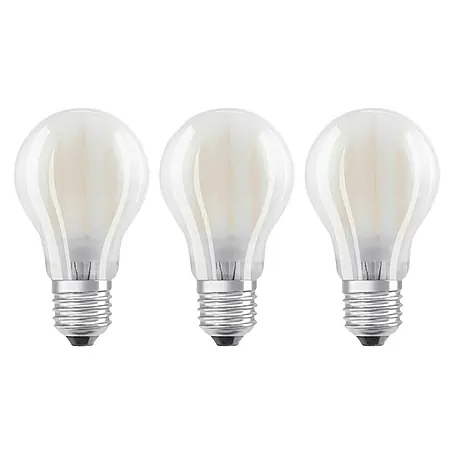 Osram Star LED-Lampen Set Glühlampenform E27 matt