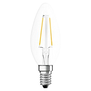 Osram LED-Lampe Retrofit Classic B (2,5 W, E14, Warmweiß, Nicht Dimmbar, Klar)