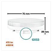 Osram Star LED-Lampe GX53 40 (GX53 , Nicht Dimmbar, Kaltweiß, 470 lm, 4,9 W) | BAUHAUS