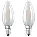 Osram Retrofit LED-Lampen Set Kerzenform E14 matt 