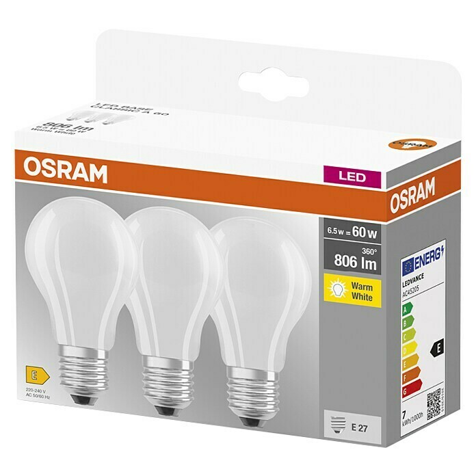 Osram LED-Leuchtmittel Star Classic A60 