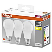 Osram LED-Leuchtmittel Classic A60 (3 Stk., 9 W, E27, Warmweiß, Energieeffizienzklasse: A+)