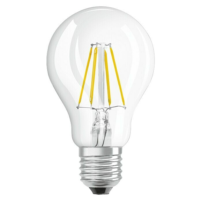 Osram Bombilla LED Retrofit Classic A (4 W, E27, A60, Blanco cálido, No regulable, Claro)