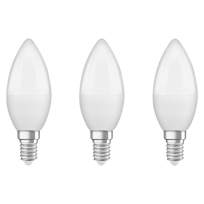 Osram LED-Leuchtmittel Classic B40 (3 Stk., 5,3 W, E14, Warmweiß, Energieeffizienzklasse: A+)