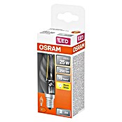 Osram LED-Leuchtmittel Retrofit Classic BW (2 W, E14, Warmweiß, Klar, Gedreht, Energieeffizienzklasse: A++)