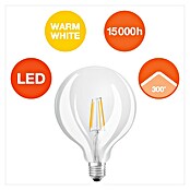 Osram LED žarulja Retrofit Classic Globe  (E27, Bez prigušivanja, Topla bijela, 470 lm, 4 W) | BAUHAUS