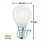 Osram Retrofit LED žarulja  (E14, Bez prigušivanja, Topla bijela, 806 lm, 4 W) | BAUHAUS