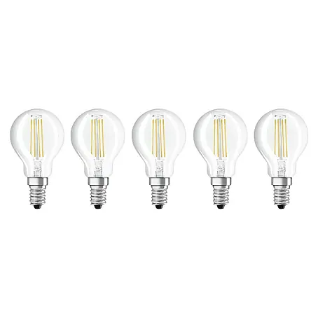 Osram Retrofit LED-Lampe Tropfenform E14 klar