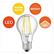 Ledvance LED-Lampe Glühlampenform E27 klar (E27, Nicht Dimmbar, Warmweiß, 840 lm, 4 W) | BAUHAUS