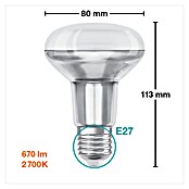 Osram Star LED žarulja  (E27, Bez prigušivanja, Topla bijela, 670 lm, 9,1 W) | BAUHAUS