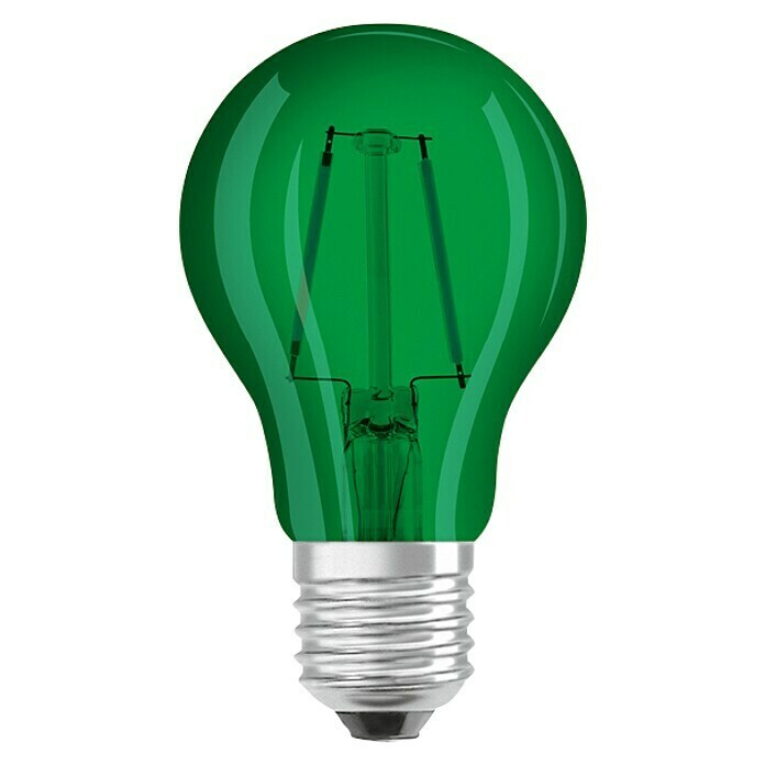 Osram Star LED svjetiljka (1,6 W, E27, Boja svjetla: Zelena, Bez prigušivanja, Kruškoliko)