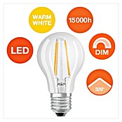 Osram LED žarulja Retrofit Classic A  (E27, Može se prigušiti, Topla bijela, 806 lm, 7 W) | BAUHAUS