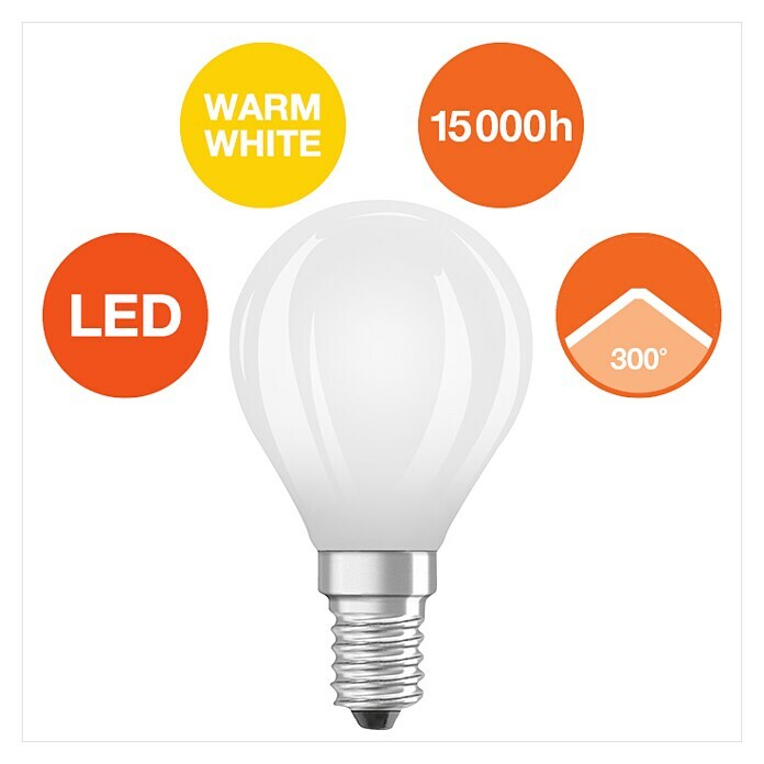 Ampoule à filament LED T26 avec culot standard E14, conso. de 6.5W
