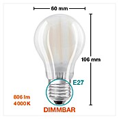 Osram Superstar LED svjetiljka (E27, 6,5 W, 806 lm)