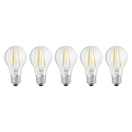 Osram Star LED-Lampen Set Glühlampenform E27