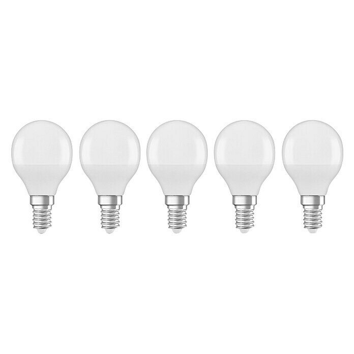 Osram LED-Lampen Set Tropfenform E14 matt (E14, Nicht Dimmbar, Warmweiß, 470 lm, 5,7 W) | BAUHAUS