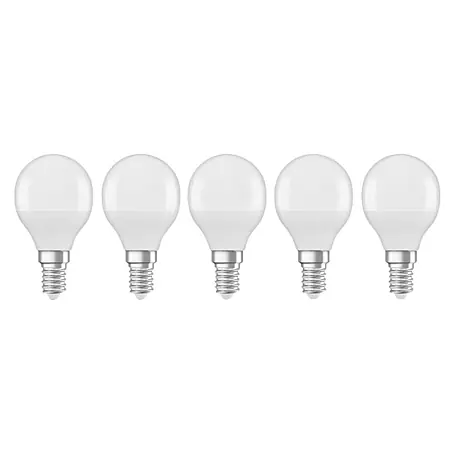 Osram LED-Lampen-Set Tropfenform E14 matt