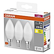Osram LED-Leuchtmittel Classic B40 (3 Stk., 5,3 W, E14, Warmweiß, Energieeffizienzklasse: A+)
